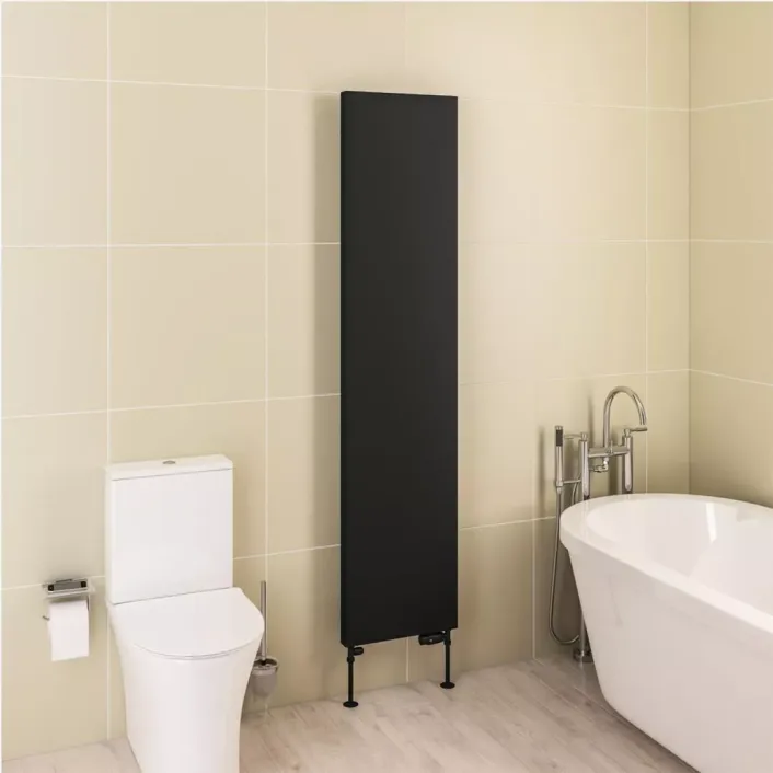 Eastbrook Wingrave 1800 x 410 Flat Panel Radiator Matt Black