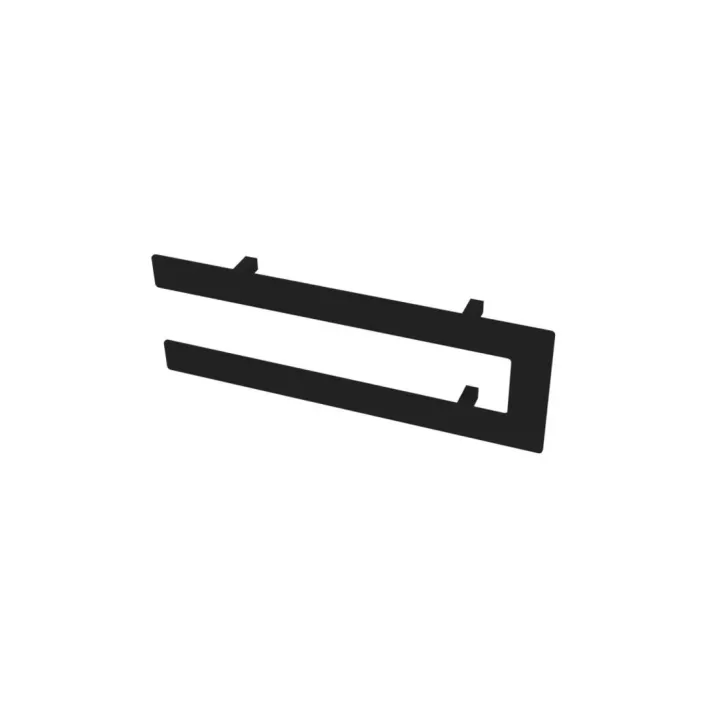 Eastbrook Addington Double Flat Style Towel Hanger 440mm Matt Black