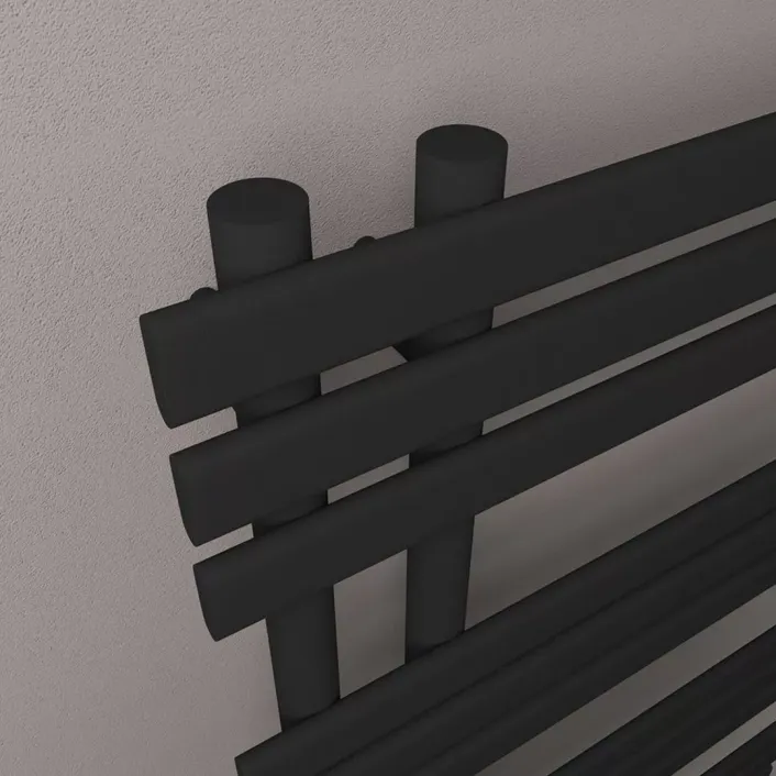 Eastbrook Loddon Dry Element Towel Rail 800 x 600 Matt Black