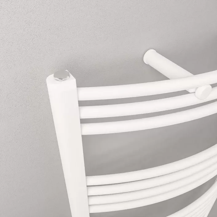 Eastbrook Curved Biava Multirail 688 x 750 Gloss White