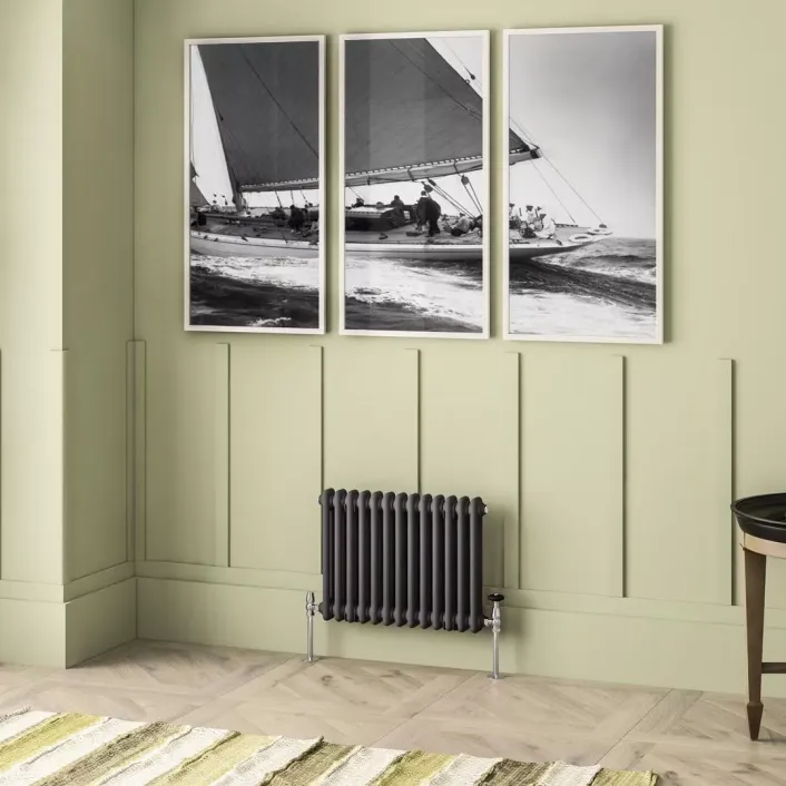 Eastbrook Imperia 2 Column Radiator 450 x 605mm Matt Anthracite