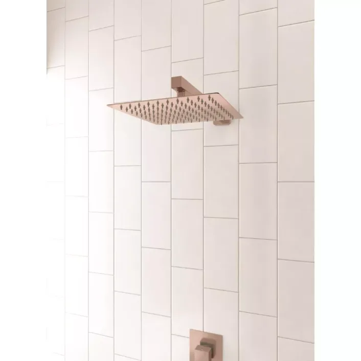 Eastbrook Modern Square Shower Head - Brushed Bronze