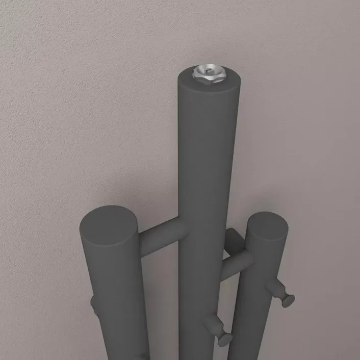 Eastbrook Portchester 1200 x 225 Radiator Matt Anthracite