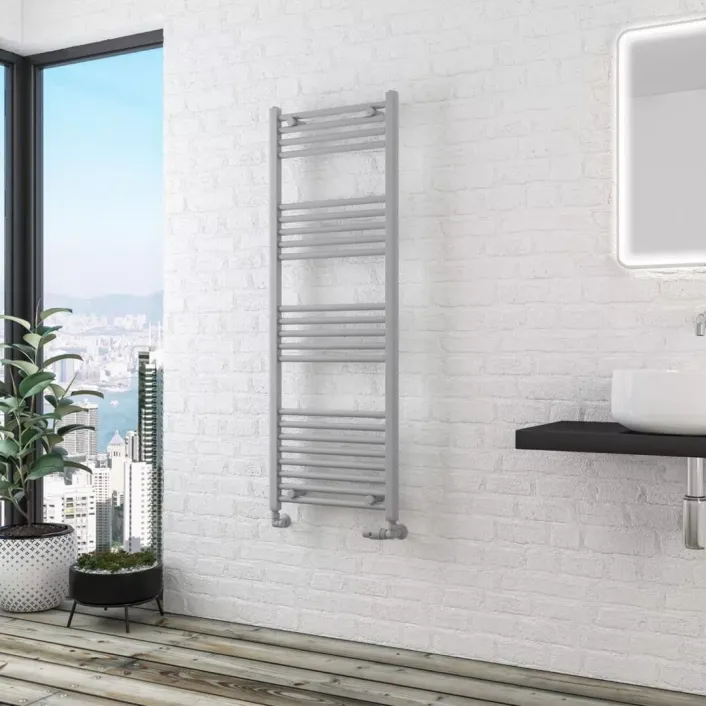 Eastbrook Wingrave 1400 x 500 Straight Multirail Matt Grey