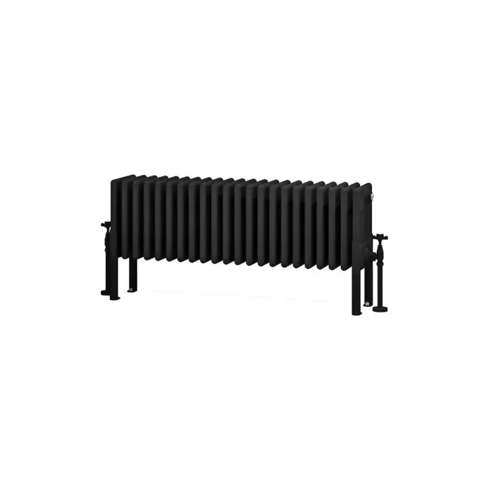 Eastbrook Imperia 6 Column Radiator 300 x 1010mm Matt Black