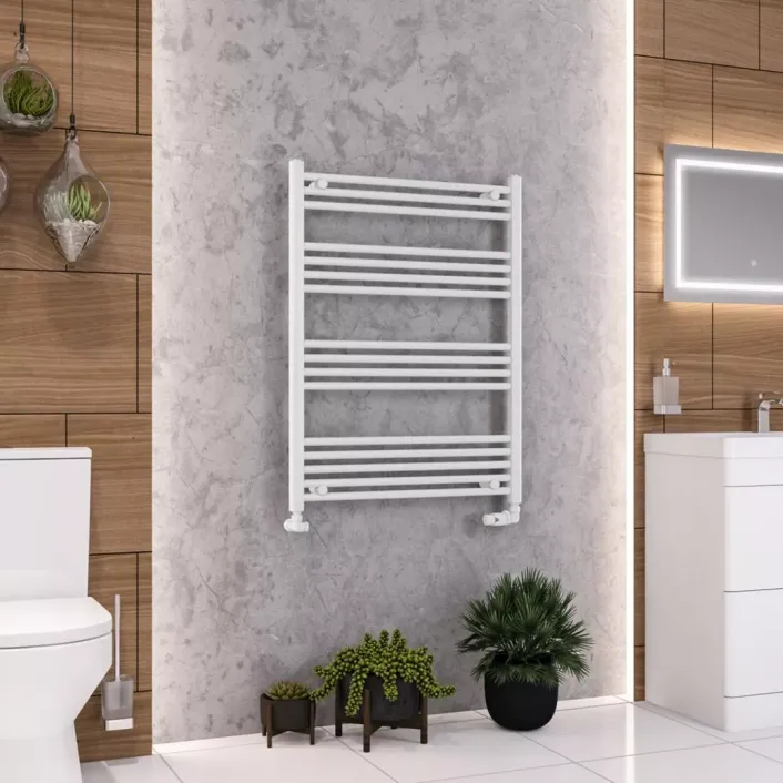Eastbrook Wendover Straight Multirail 1000 x 750 Gloss White