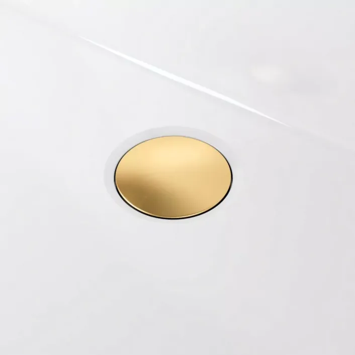 Eastbrook Bath Waste Cover for Freestanding Baths - Brushed Brass