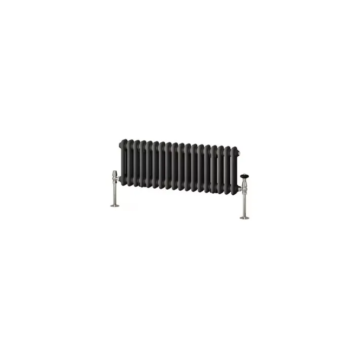Eastbrook Imperia 2 Column Radiator 300 x 830mm Matt Anthracite