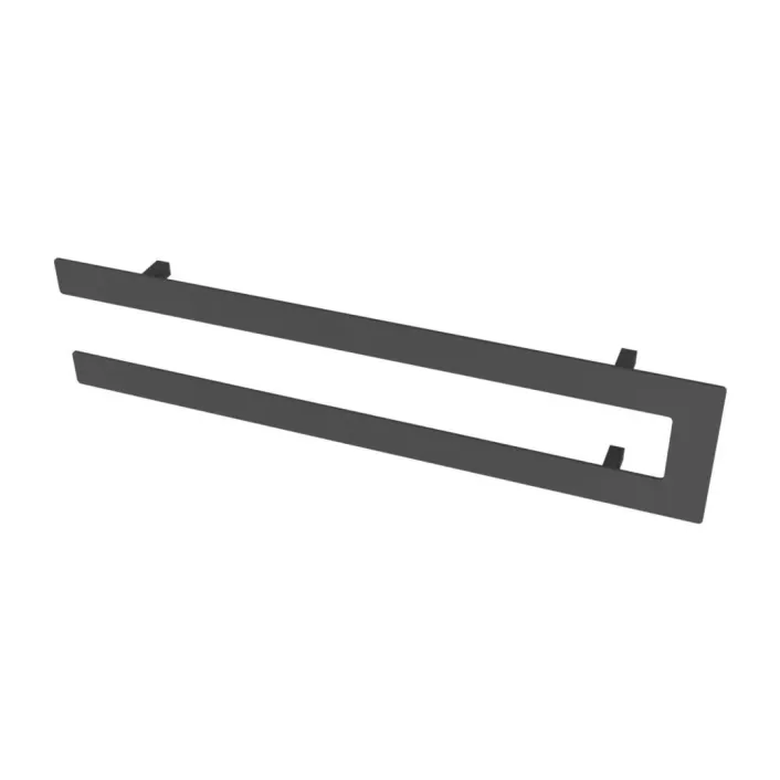 Eastbrook Addington Double Flat Style Towel Hanger 662mm Matt Anthracite