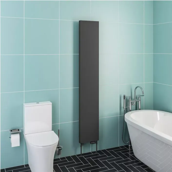 Eastbrook Wingrave 1800 x 310 Flat Panel Radiator Matt Anthracite