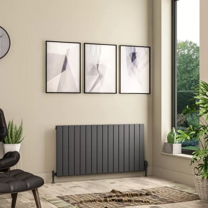 Eastbrook Addington II Radiator 600 x 1188 Type10 Matt Anthracite