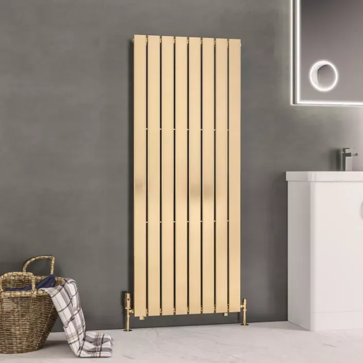 Eastbrook Warrington 1500 x 604 Radiator Type10 Brushed Brass