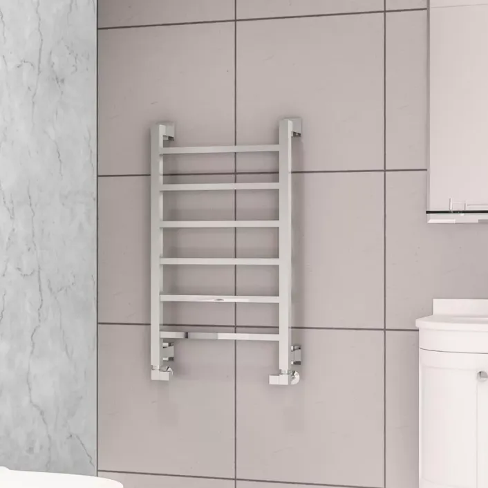 Eastbrook Loxley 800 x 500mm. Towel Rail Chrome
