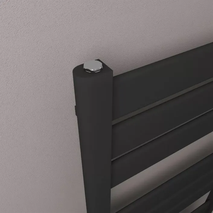 Eastbrook Santero 800 x 500mm Towel Rail Matt Black