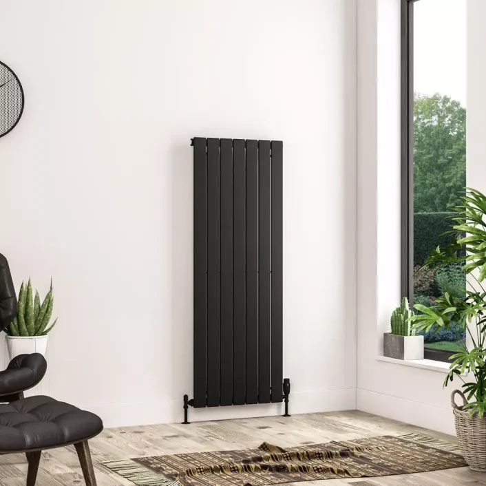 Eastbrook Addington II Radiator 1400 x 522 Type10 Matt Black