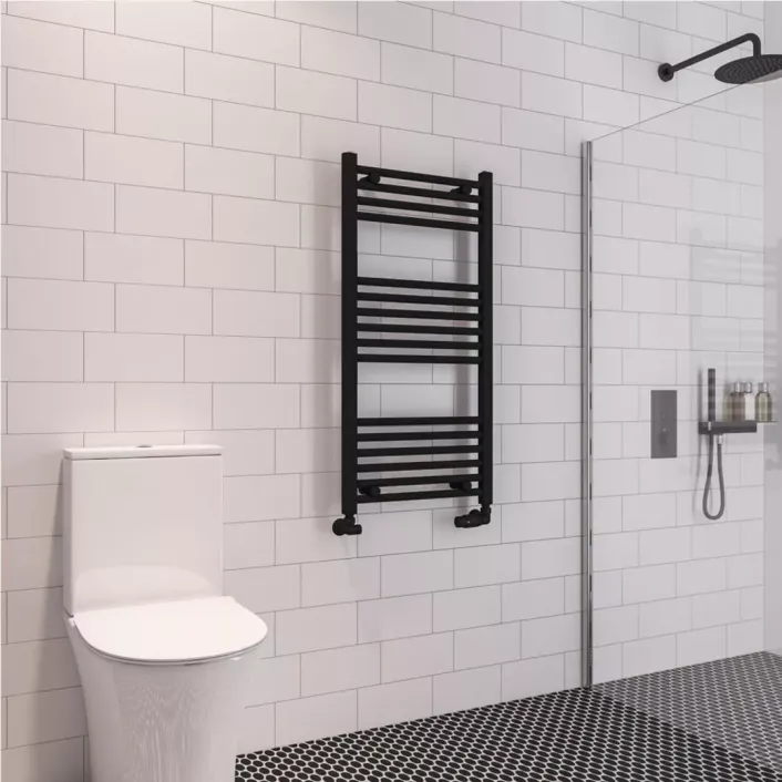 Eastbrook Wingrave 1000 x 500 Straight Multirail Matt Black