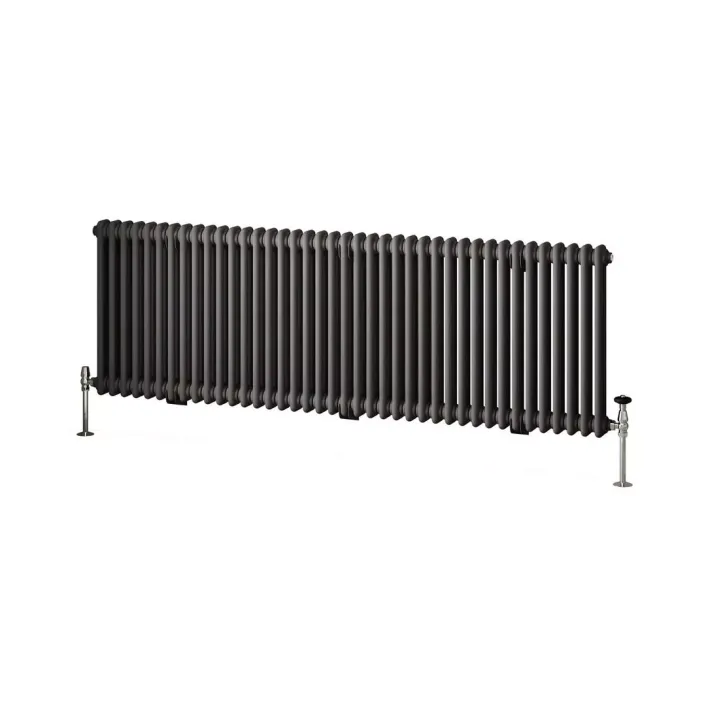 Eastbrook Imperia 2 Column Radiator 600 x 1820mm Matt Anthracite