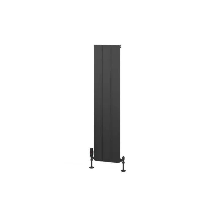 Eastbrook Withington 1200 x 280 Aluminium Radiator Matt Anthracite