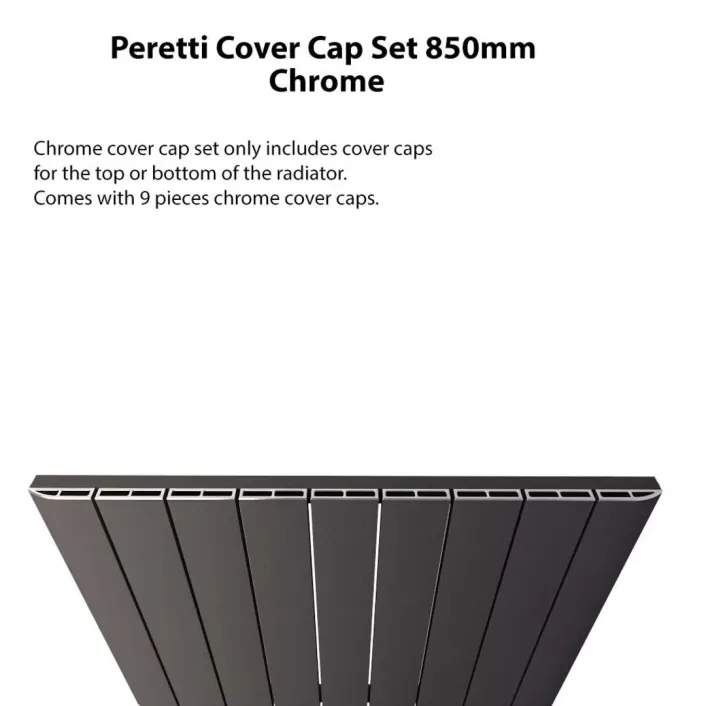 Eastbrook Peretti Cover Cap Set 850mm. Chrome