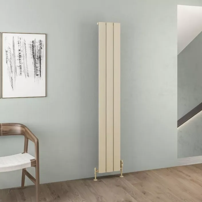 Eastbrook Malmesbury 1800 x 280 Aluminium Radiator Matt Cappuccino