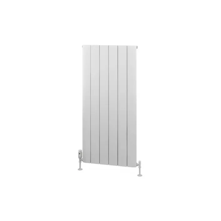 Eastbrook Withington 1200 x 565 Aluminium Radiator Matt White
