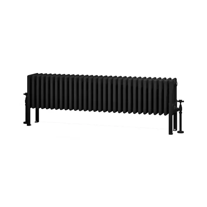 Eastbrook Imperia 6 Column Radiator 300 x 1370mm Matt Black