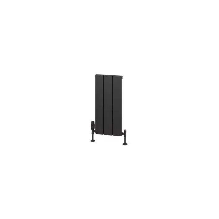 Eastbrook Withington 600 x 280 Aluminium Radiator Matt Anthracite