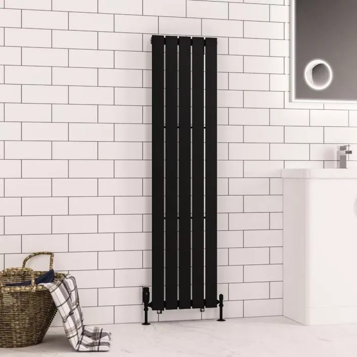 Eastbrook Warrington 1500 x 376 Radiator Type10 Matt Black