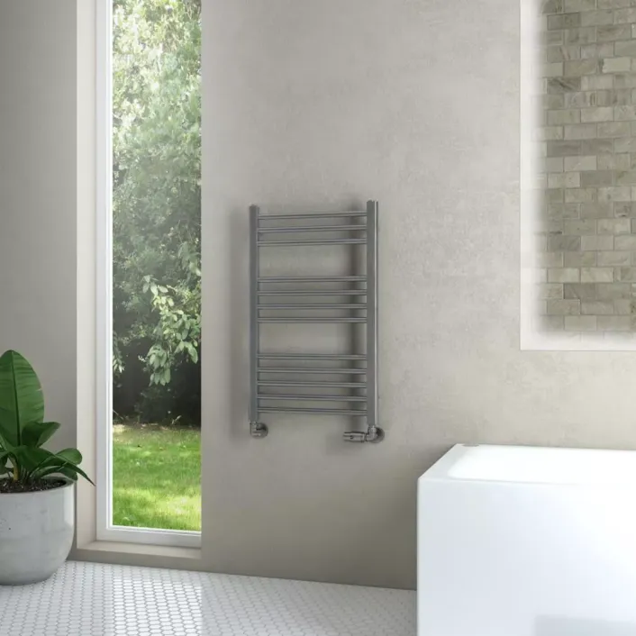 Eastbrook Wendover Straight Stainless Steel Multirail 800 x 500 Brushed