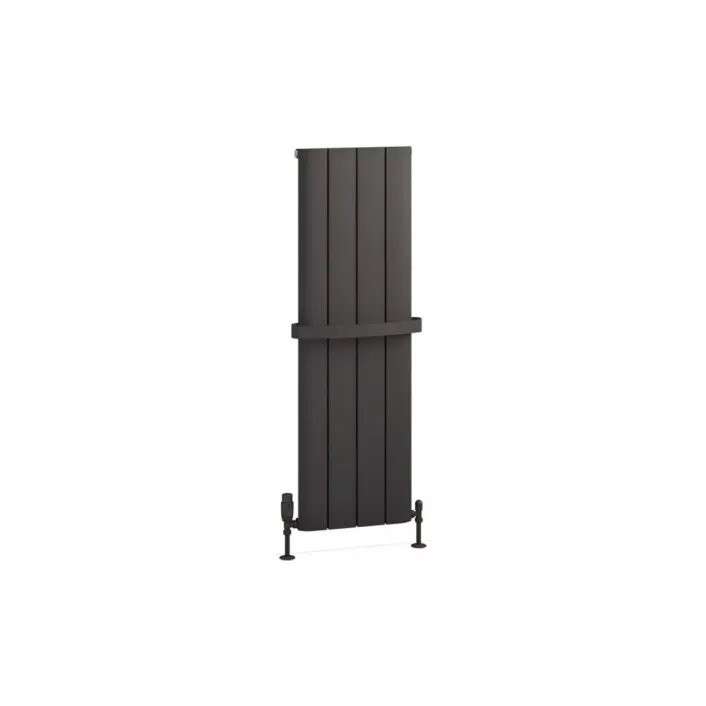 Eastbrook Withington 1200 x 375 Aluminium Radiator Matt Anthracite