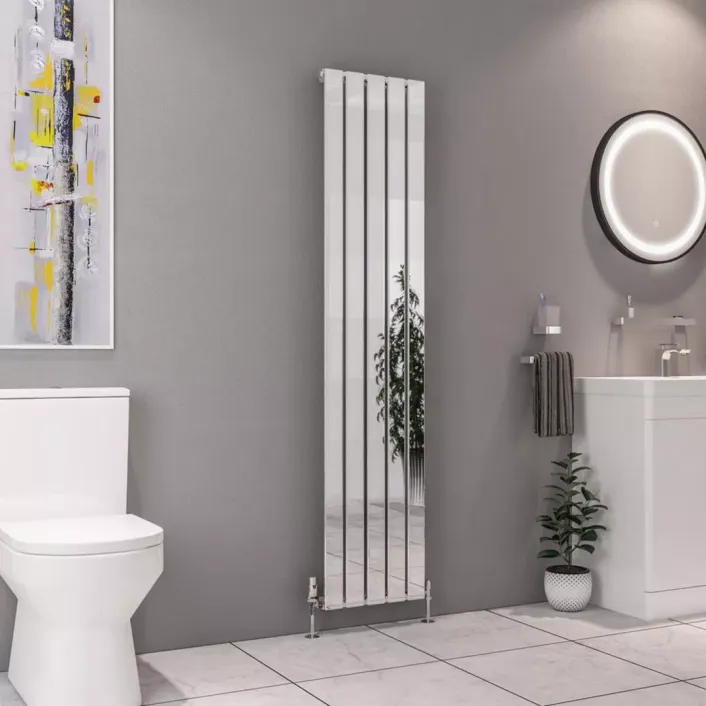 Eastbrook Deddington 1800 x 390 Radiator Chrome