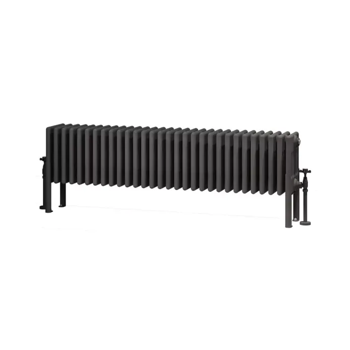 Eastbrook Imperia 6 Column Radiator 300 x 1370mm Matt Anthracite