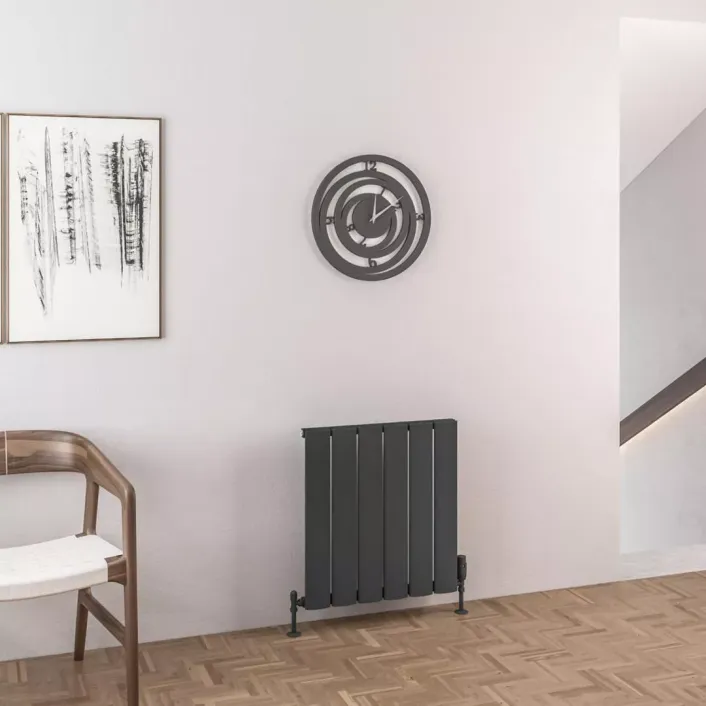 Eastbrook Malmesbury 600 x 565 Aluminium Radiator Matt Anthracite