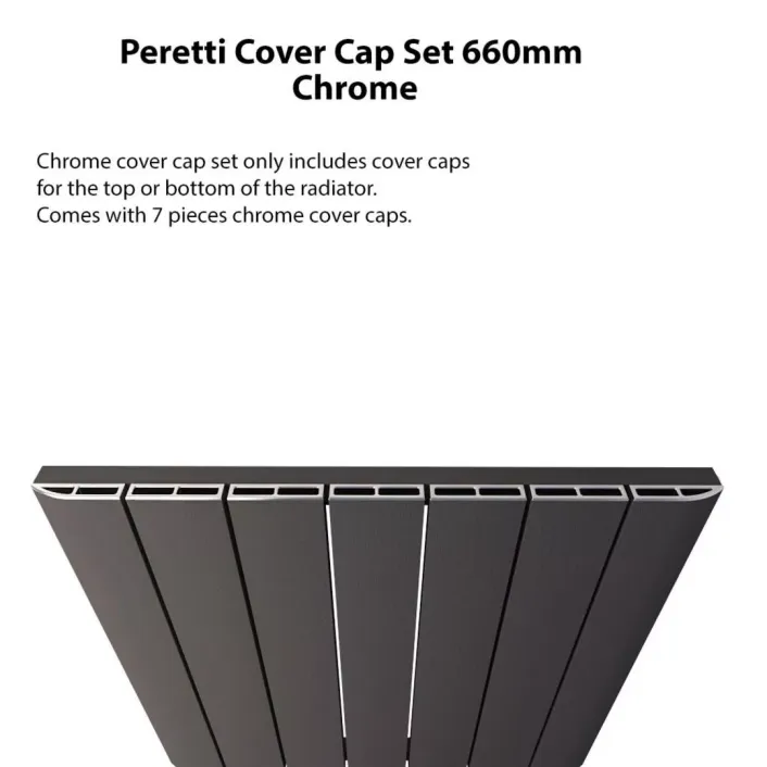 Eastbrook Peretti Cover Cap Set 660mm Chrome