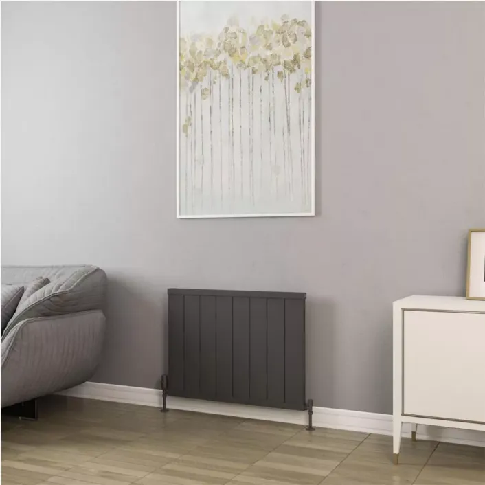 Eastbrook Kingswood Slimline 600 x 810 Aluminium Radiator Matt Anthracite
