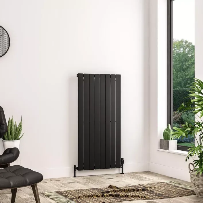 Eastbrook Addington II Radiator 1200 x 596 Type10 Matt Black