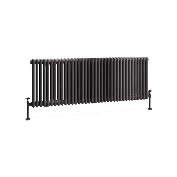Eastbrook Imperia 3 Column Radiator 600 x 1640mm Matt Anthracite