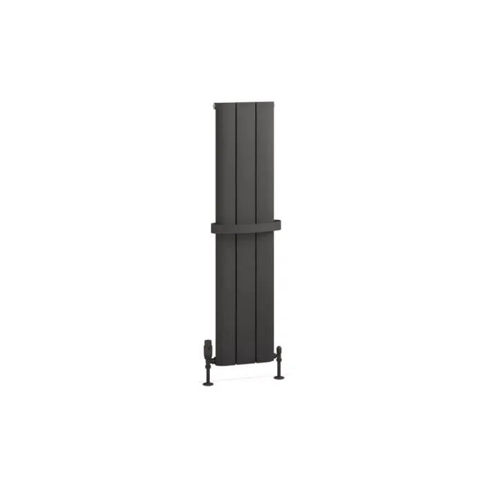 Eastbrook Withington 1200 x 280 Aluminium Radiator Matt Anthracite