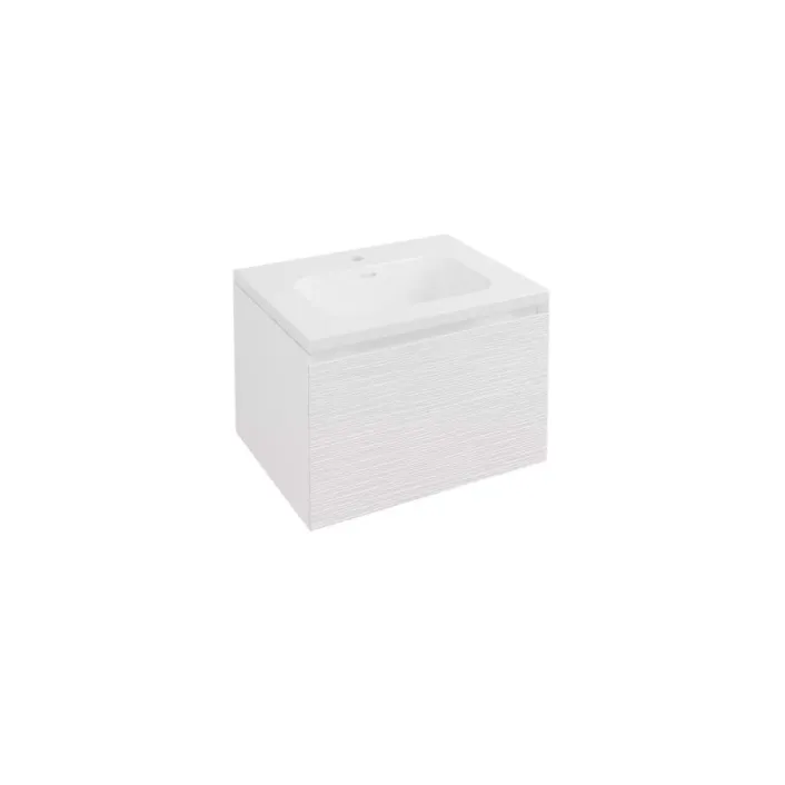 Eastbrook Langley 60cm Wall Hung Vanity Unit - Matt White