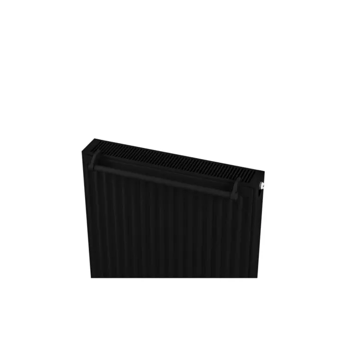 Eastbrook Compact Pan.Rad. T.Hanger 490mm. for 600mm. Rad Black