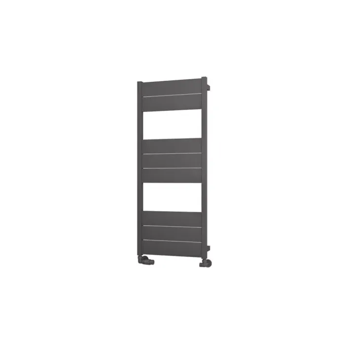 Eastbrook Kingswood Slimline 1220 x 500 Aluminium Towel Rail Matt Anthracite