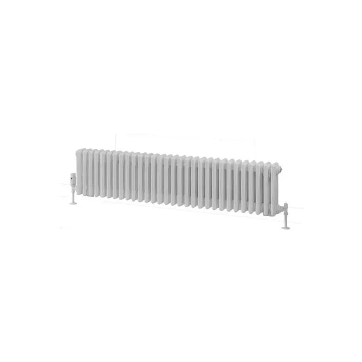 Eastbrook Rivassa 3 Column Radiator 300 x 1373mm Gloss White