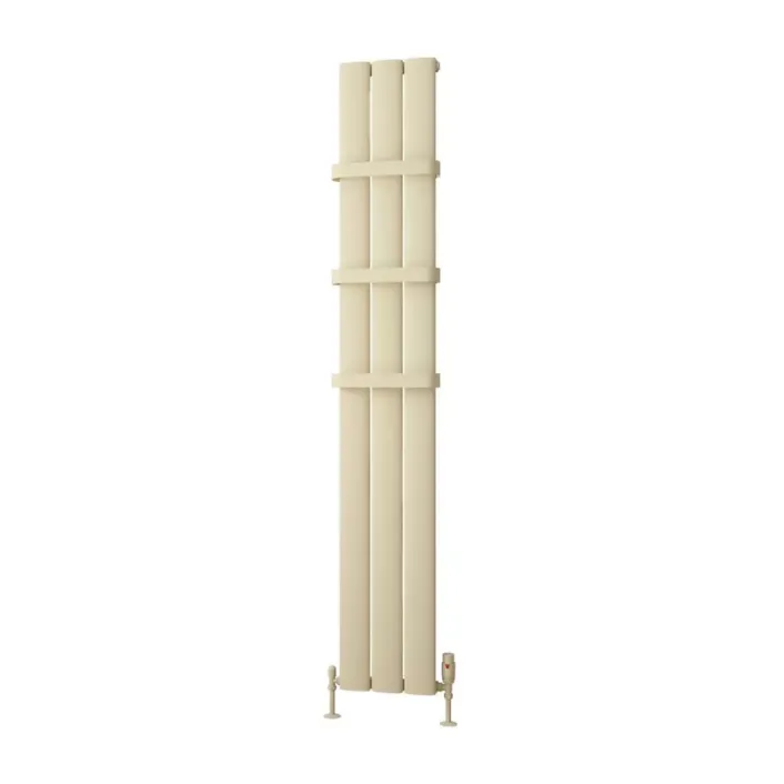 Eastbrook Malmesbury 1800 x 280 Aluminium Radiator Matt Cappuccino