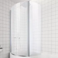 Eastbrook Beaufort 6mm 1535 x (785+465)mm Left Hand (LH) Type 2 Folding Door Bath Screen - Chrome