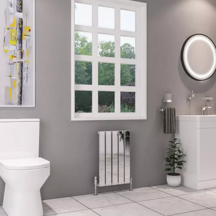 Eastbrook Deddington 600 x 390 Radiator Chrome