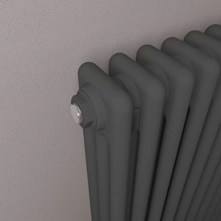 Eastbrook Imperia 3 Column Radiator 1800 x 650mm Matt Anthracite