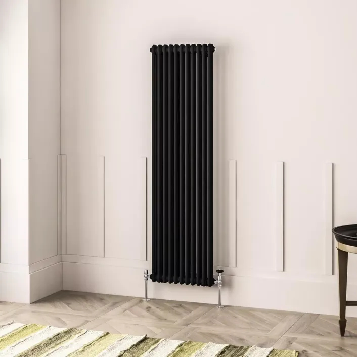 Eastbrook Imperia 2 Column Radiator 1800 x 515mm Matt Black
