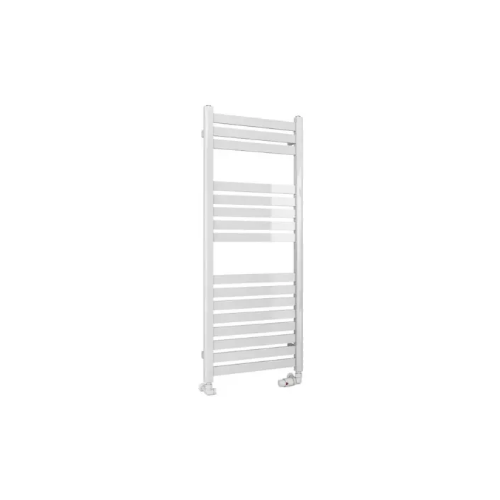 Eastbrook Defford 1200 x 500mm Towel Rail Gloss White