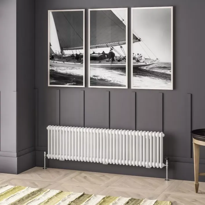 Eastbrook Imperia 2 Column Radiator 450 x 1460mm Gloss White