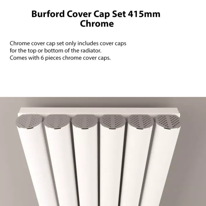 Eastbrook Burford Cover Cap Set 415mm Chrome